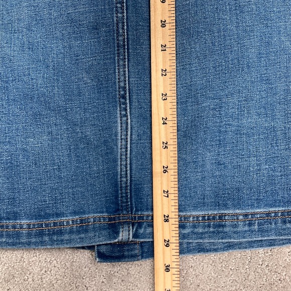 Banana Republic Skirt Womens 6/28 Blue Denim Maxi Button Modest Casual Preppy - Picture 8 of 10